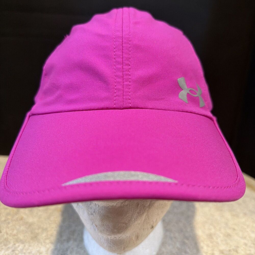 Under Armour Womens Launch Running Hat  Pink Fuchsia Strapback
